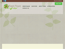 Tablet Screenshot of happyveganbaker.com